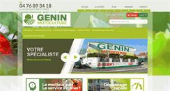 Desktop Screenshot of genin-motoculture.com