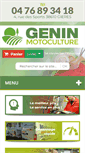 Mobile Screenshot of genin-motoculture.com